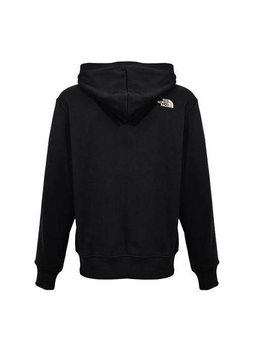 Felpa in cotone con patch ricamo bag Nero The North Face | NF0A8EU8JK31